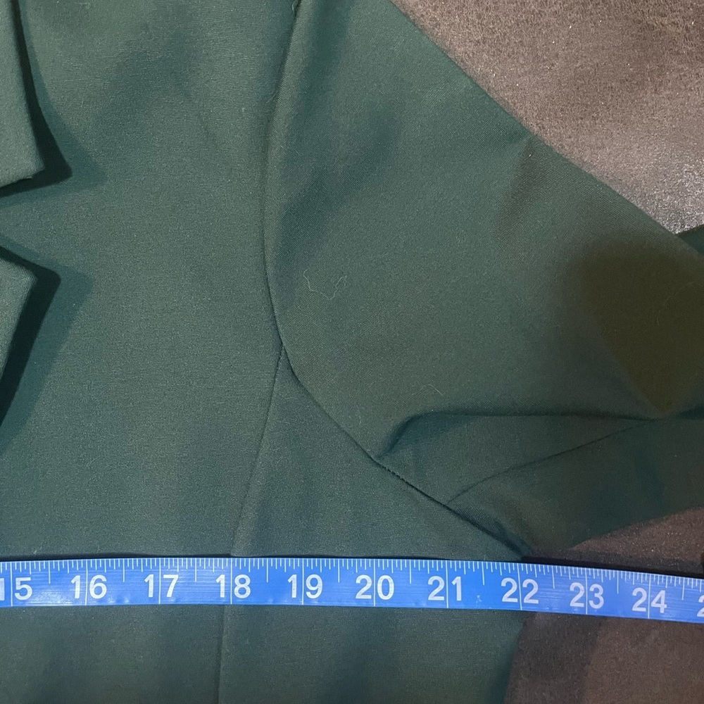 Tailored Susan Graver Ponte 350 Notch Collar  Green Blazer Office LP - Picture 7 of 9
